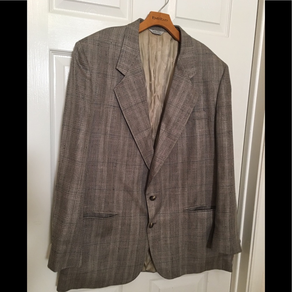 Gray Woven Blend Sport Coat